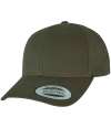 F7706 7706 Flexfit Curved Classic Snapback Cap Chocolate Chip colour image
